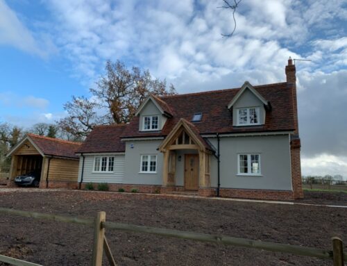 Timber Frame New Build Cottage Complete In Great Canfield, Essex